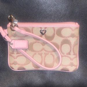 Coach wristlet. Like brand new condition. Super cute!!